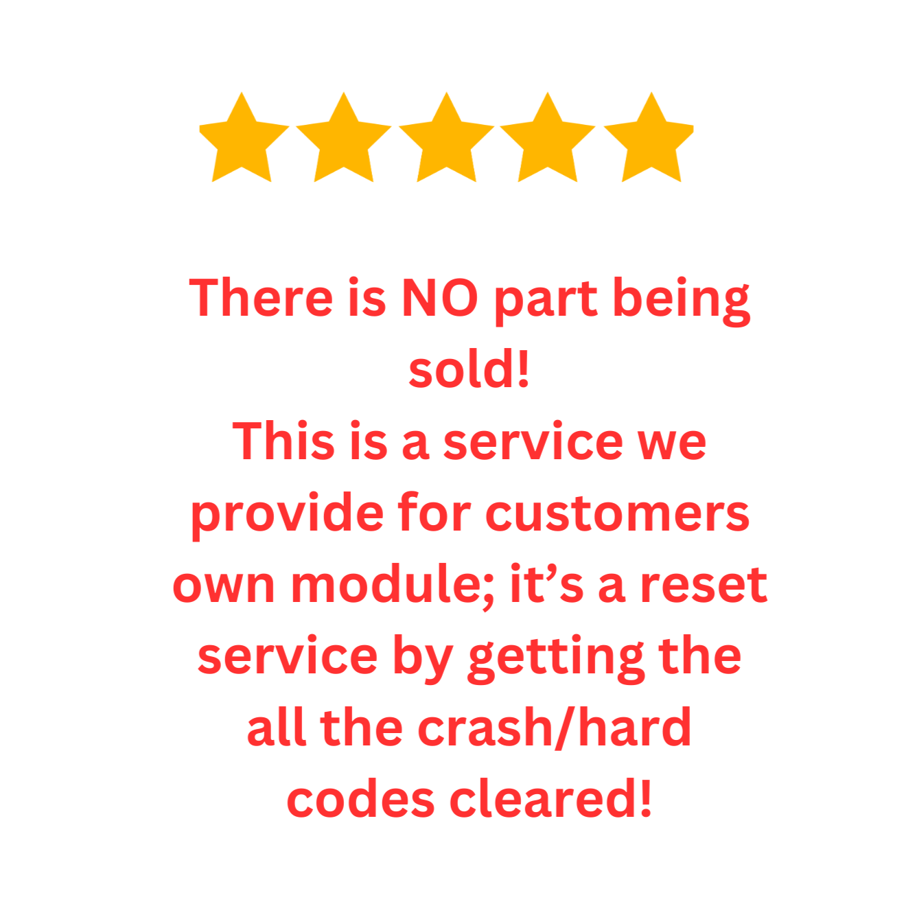 PONTIAC - SRS AIRBAG MODULE RESET SERVICE!