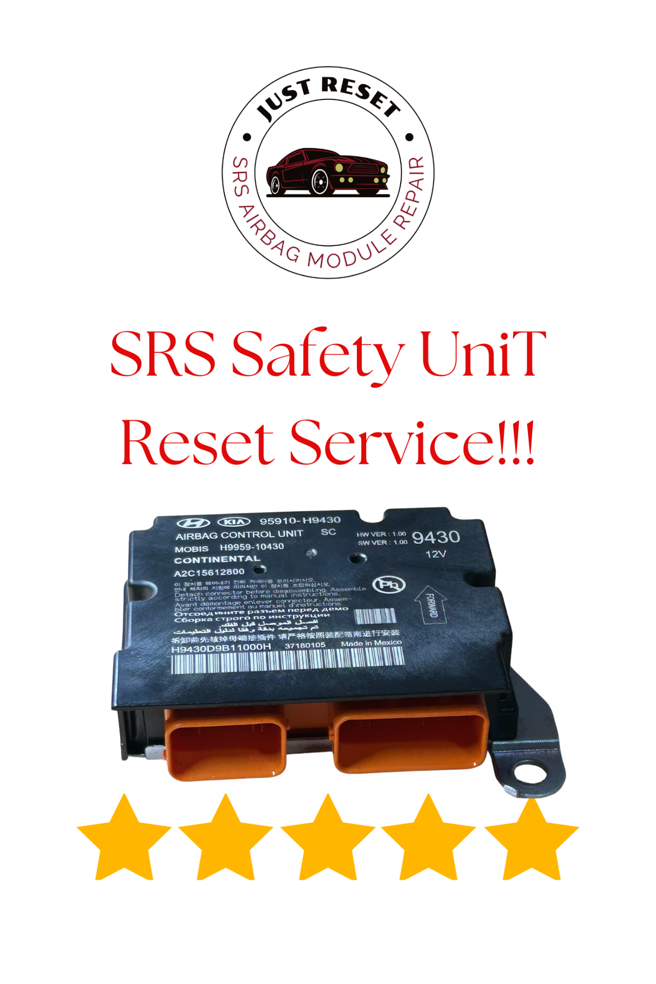 KIA - SRS Airbag Module Rest Service