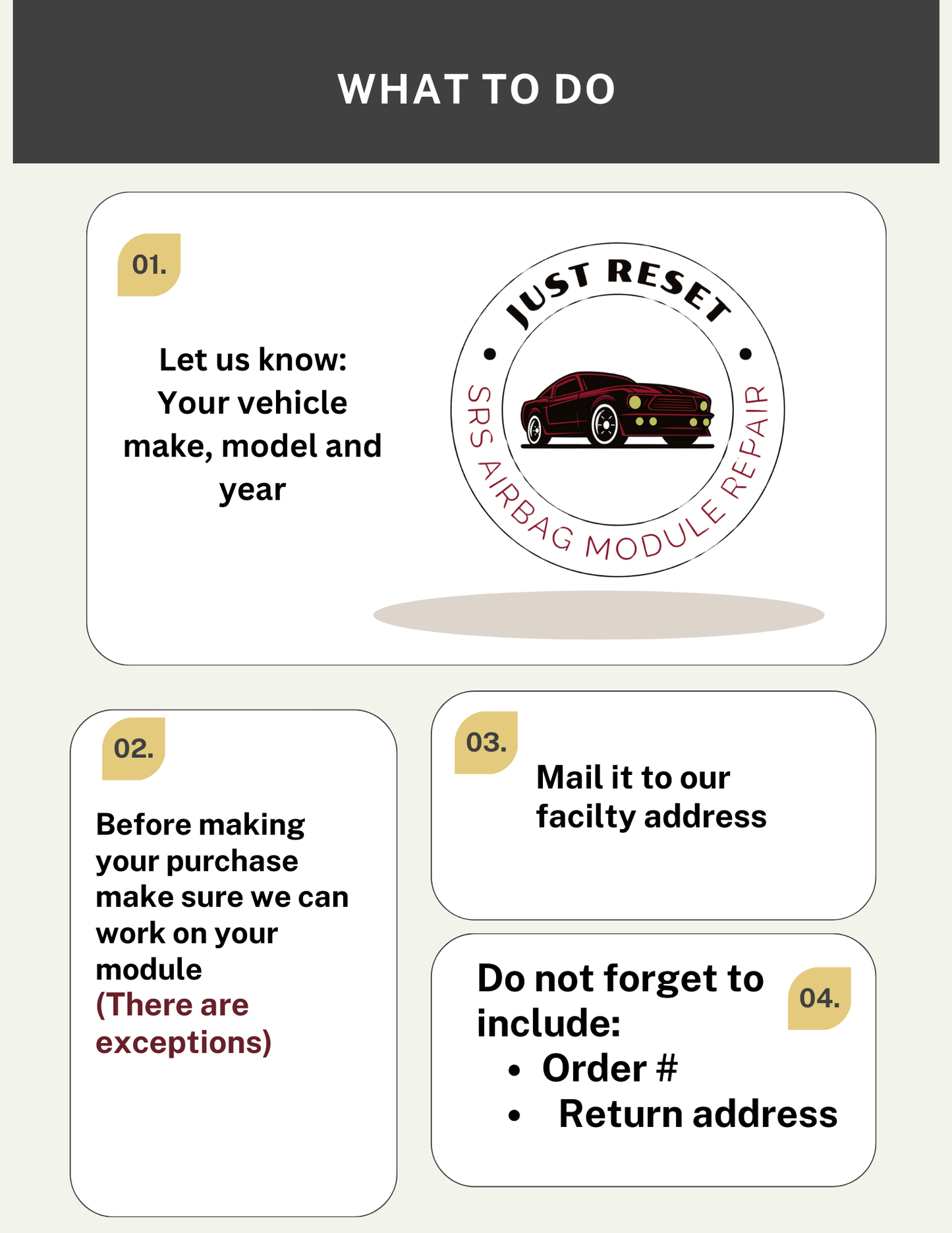 Volkswagen- SRS AirBag Module Reset SERVICE!