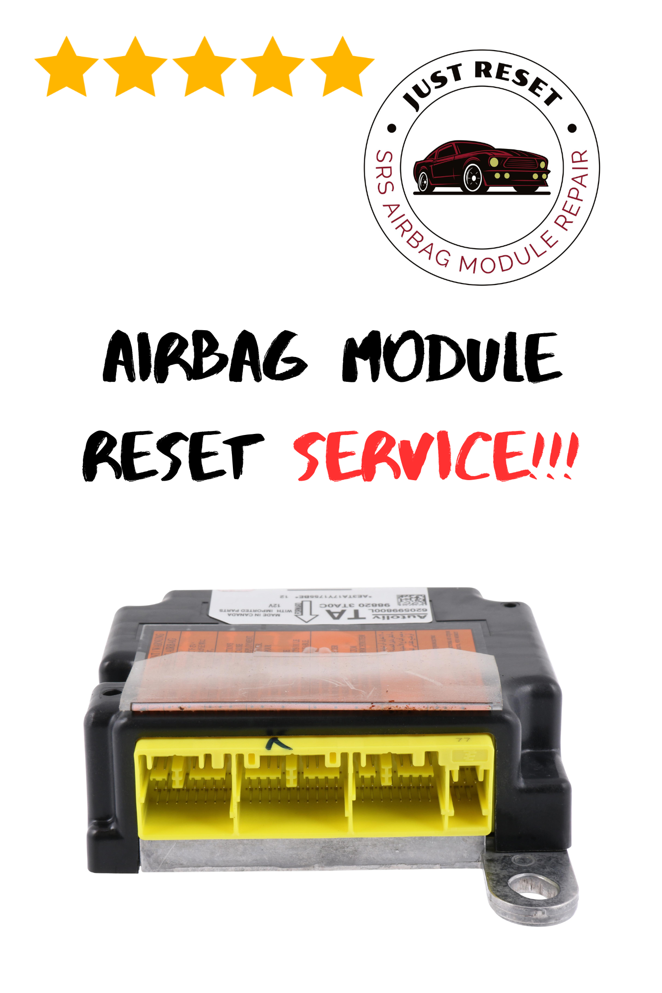 INFINITI - SRS Airbag Module Reset Service
