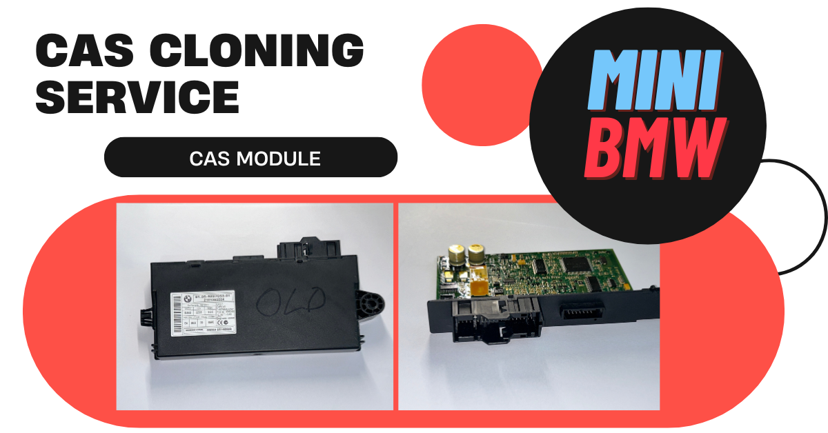 BMW & MINI -CAS MODULE CLONING SERVICE- CAS3/CAS4