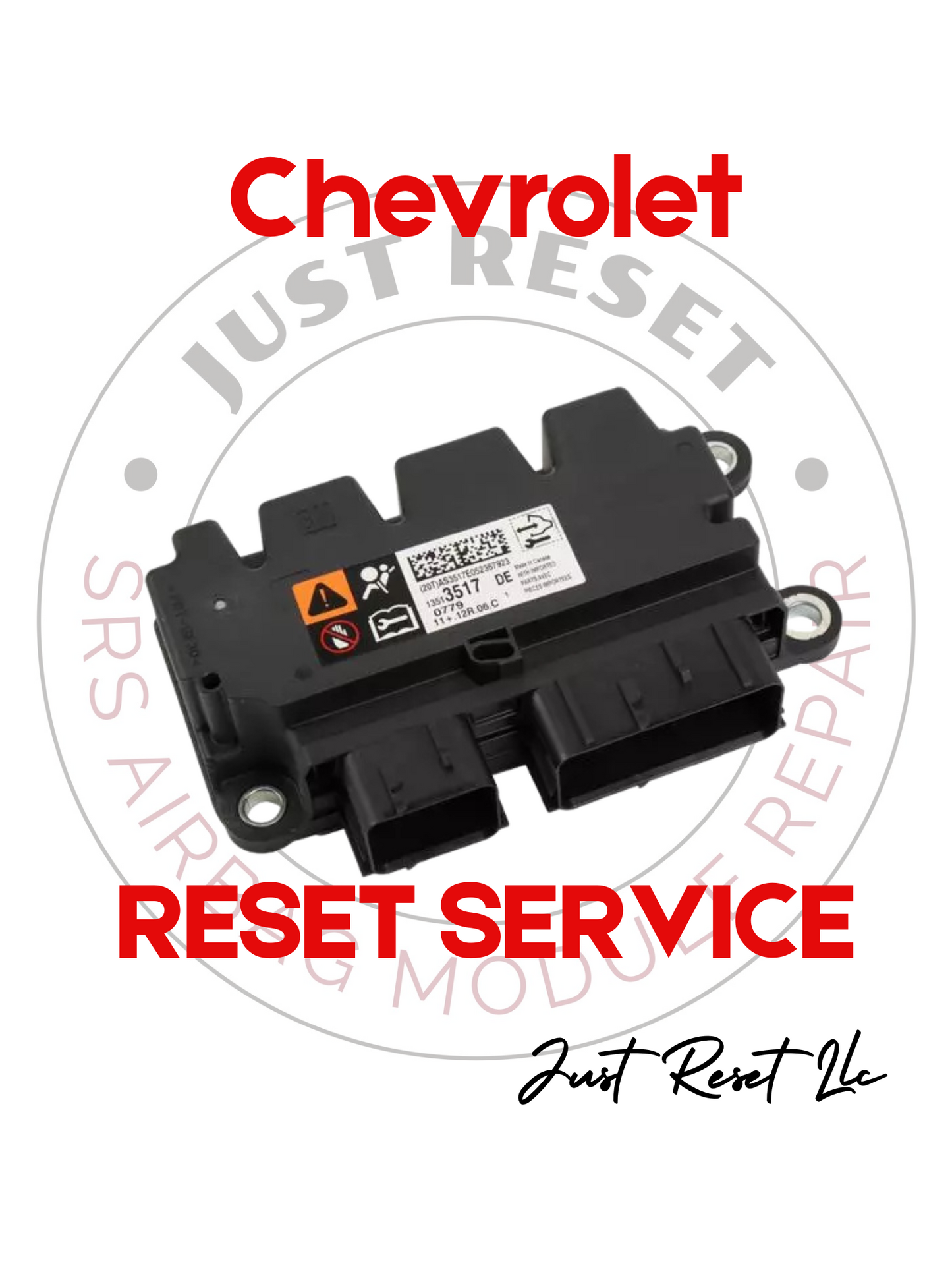 CHEVROLET - SRS AirBag Module Reset Service!
