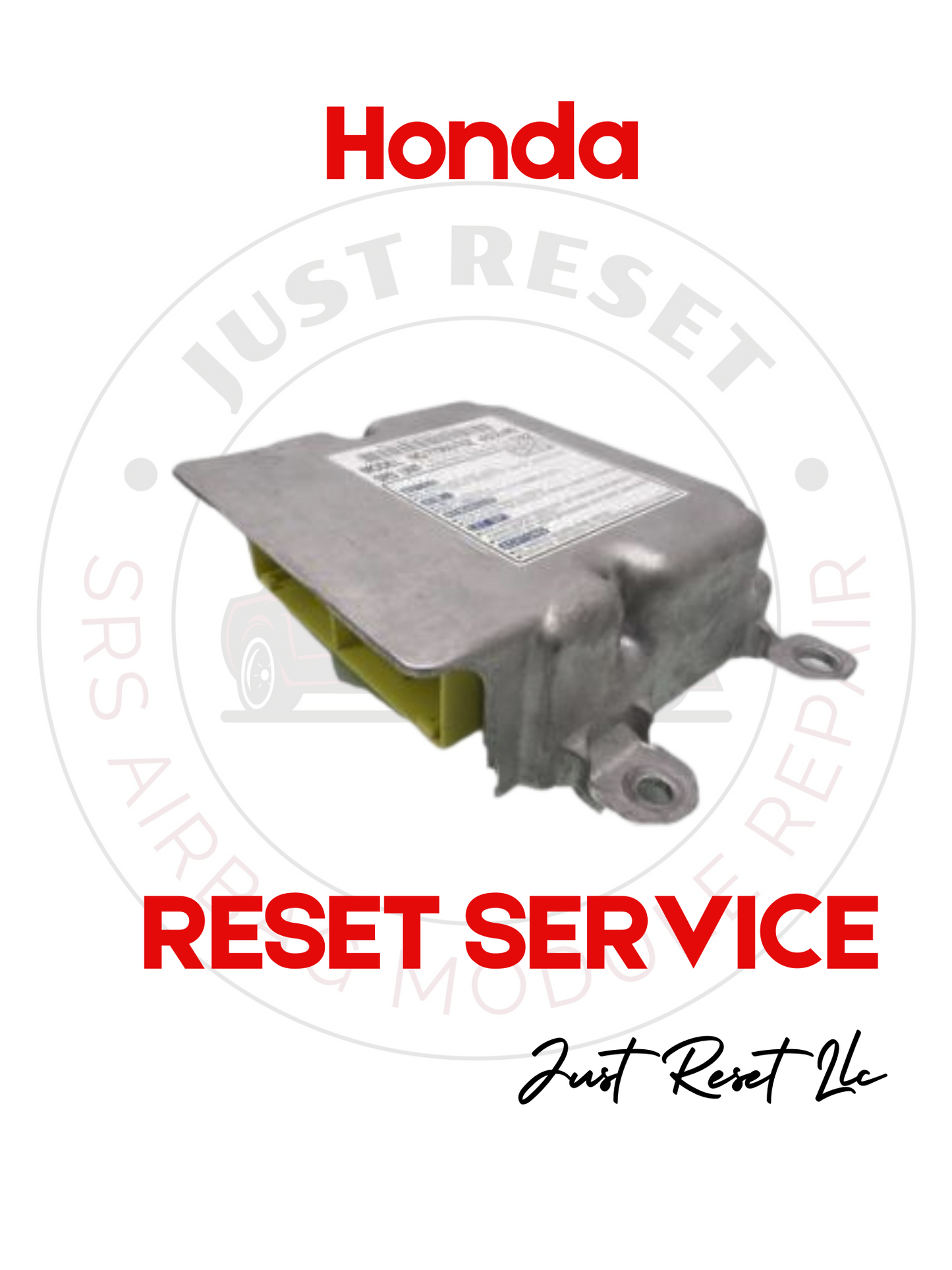 Honda - SRS AirBag Module Reset Service!