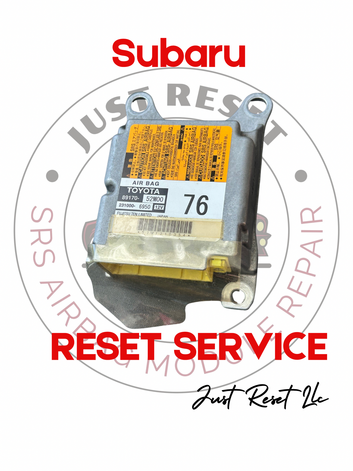 Toyota - SRS AirBag Module RESET SERVICE!!
