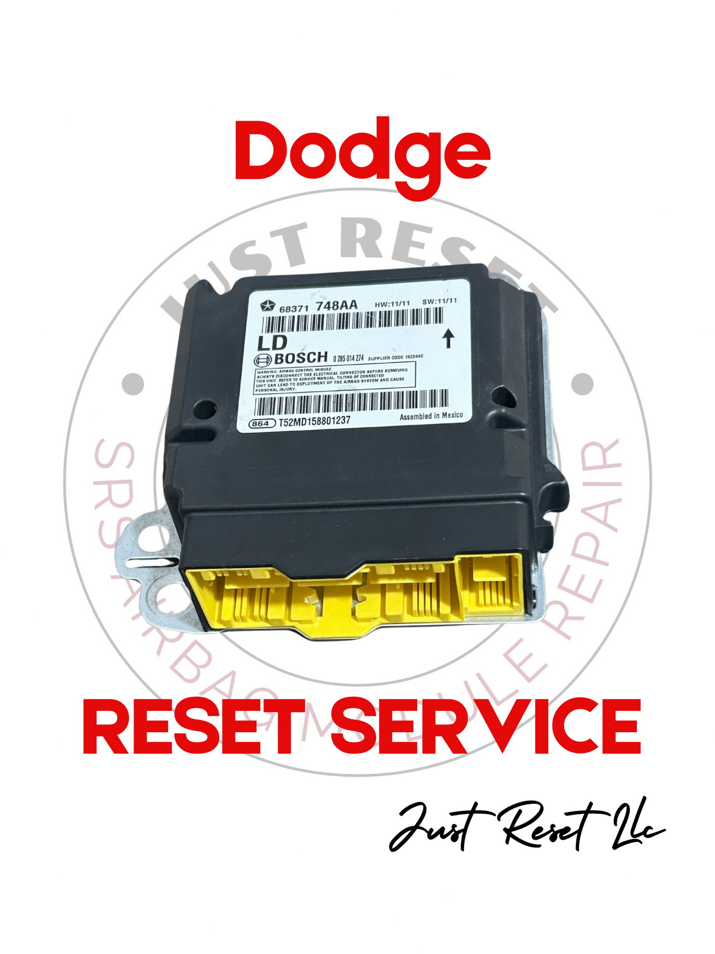 DODGE - SRS AIRBAG MODULE RESET SERVICE