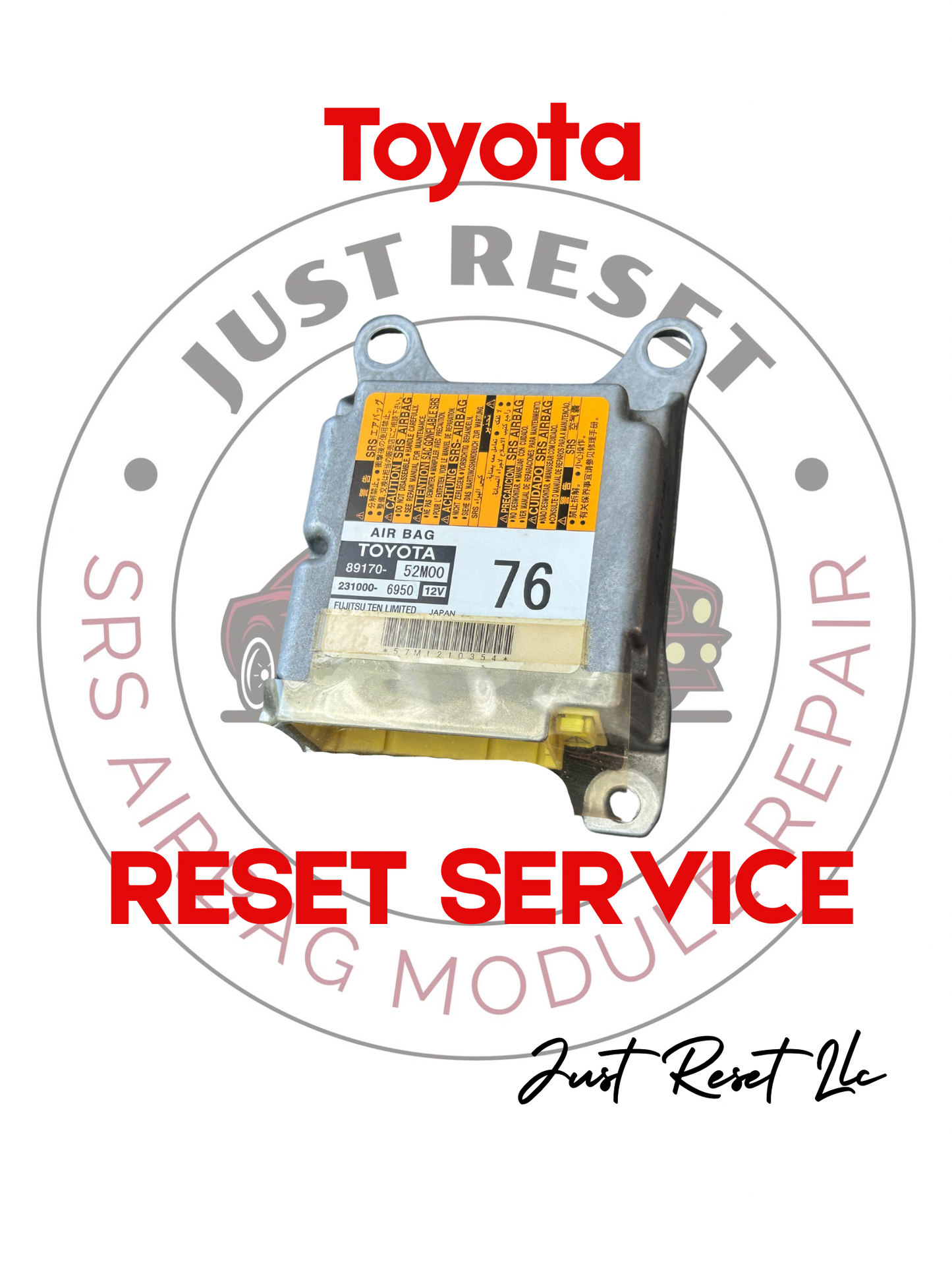 Toyota - SRS AirBag Module RESET SERVICE!!