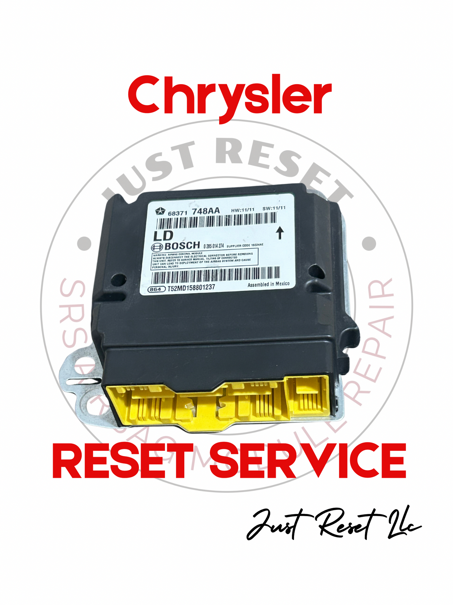 Chrysler - SRS AIRBAG MODULE RESET SERVICE